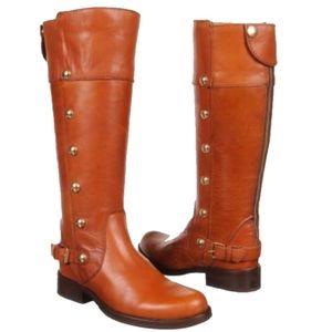 Steve Madden Olster cognac riding boots